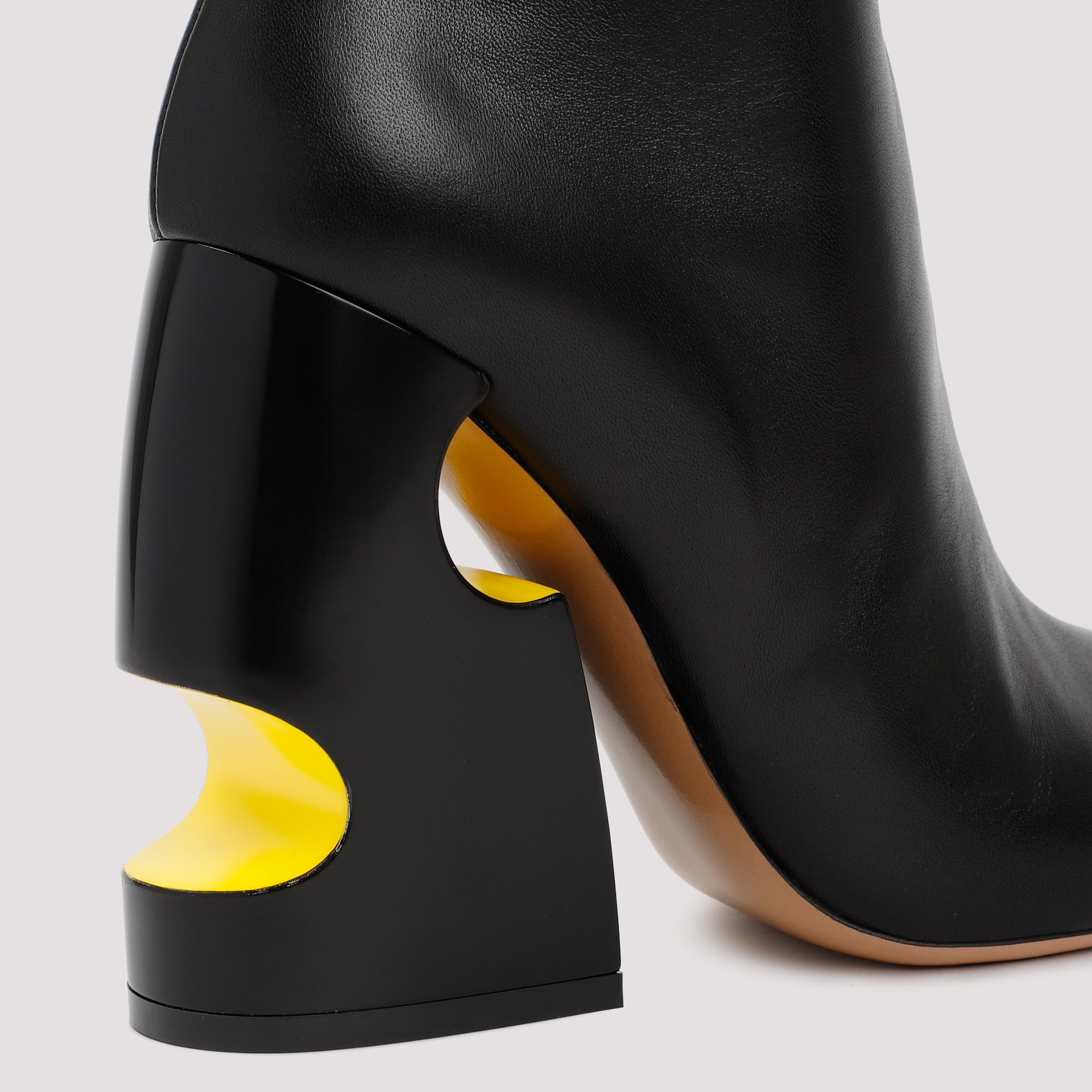 Off White Pop Bulky Nappa Ankle Boot Women