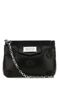 Maison Margiela Women Black Nappa Leather Glam Slam Red Carpet Clutch