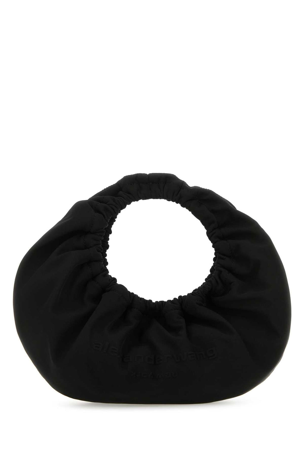 Alexander Wang Women Black Fabric Crescent Small Handbag