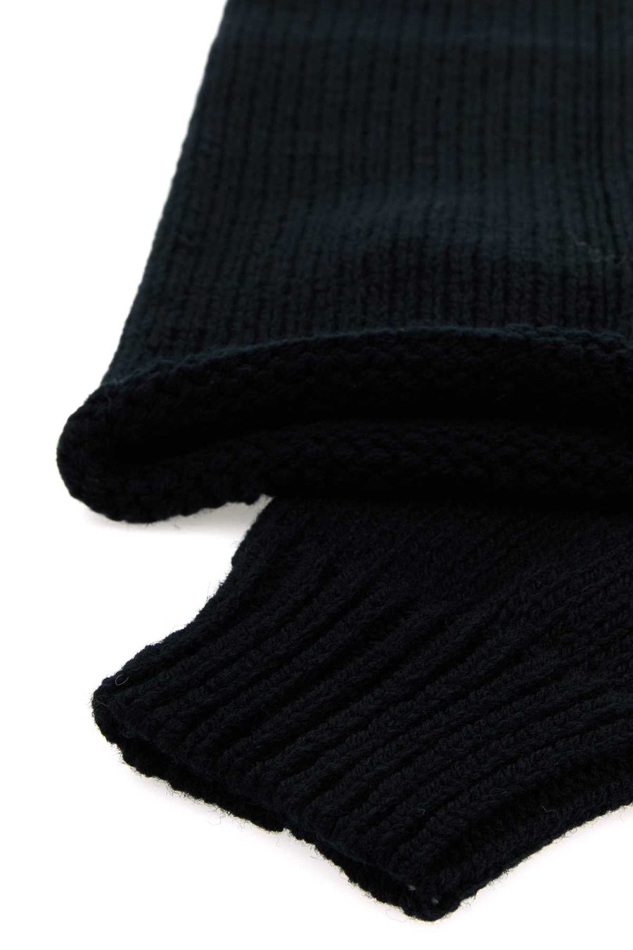 Dries Van Noten Men Black Wool Sleeves