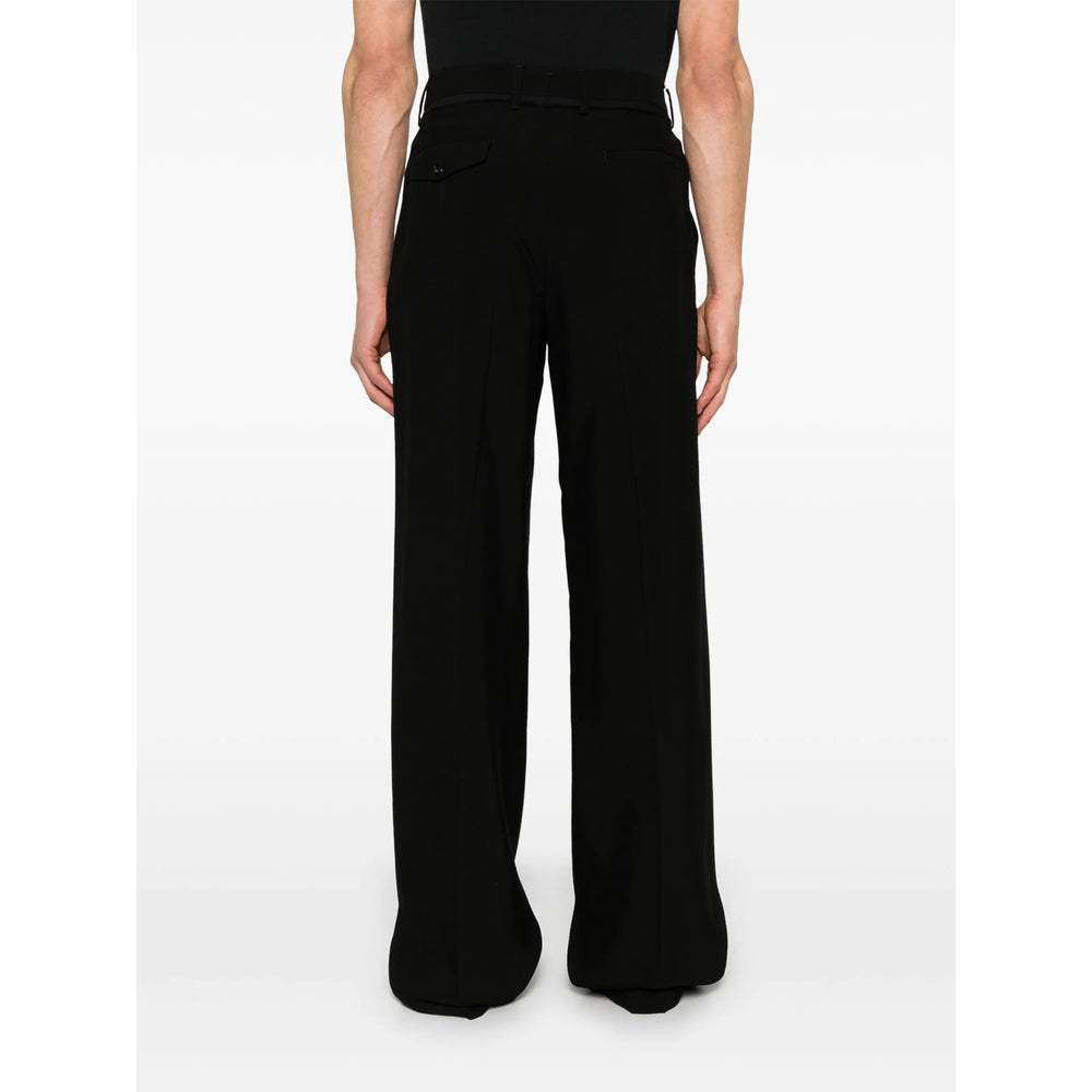 Ann Demeulemeester Black Trousers - Regular & Straight-Leg Trousers Men