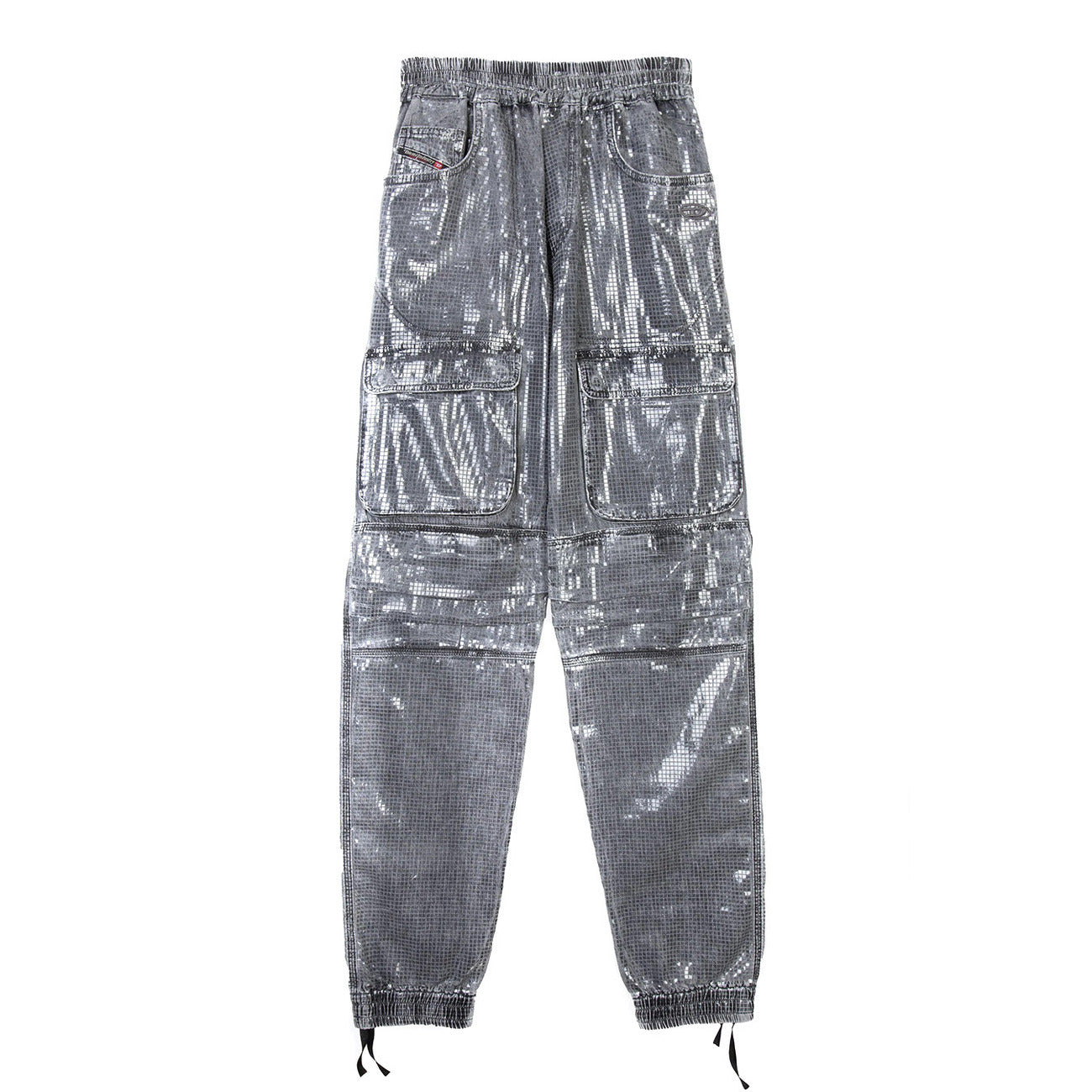Diesel Grey Cotton Trousers Women - Spring/Summer